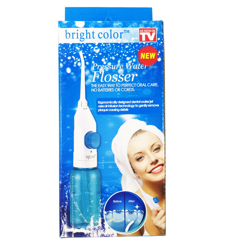 Tragbarer Hochdruck-Munddusche – Manuelle Munddusche für die gründliche Zahnreinigung