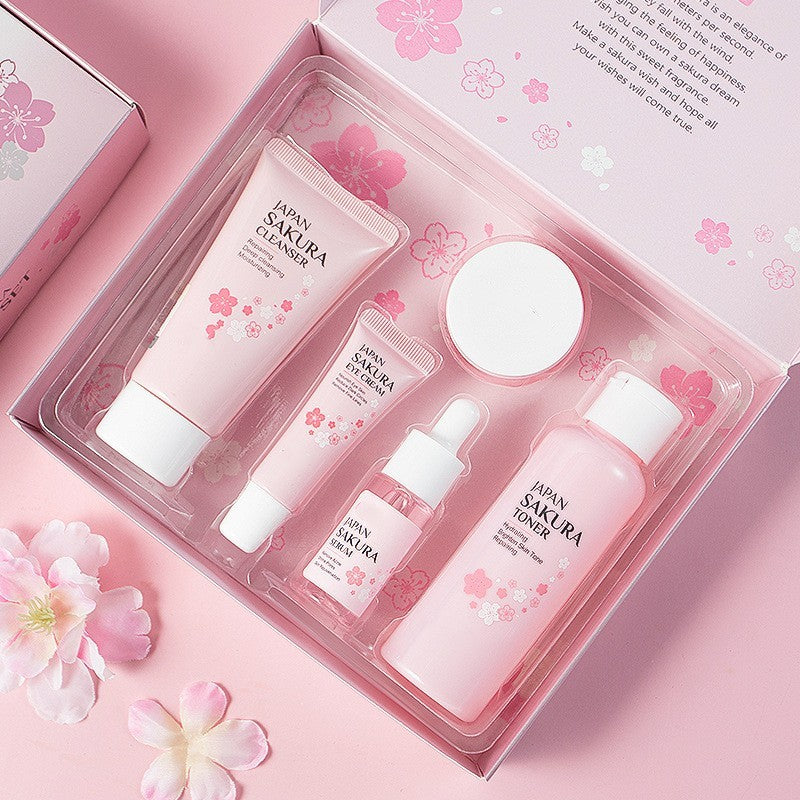 Feuchtigkeitsspendendes Gesichtscreme-Hautpflegeset – 5-teiliges Set