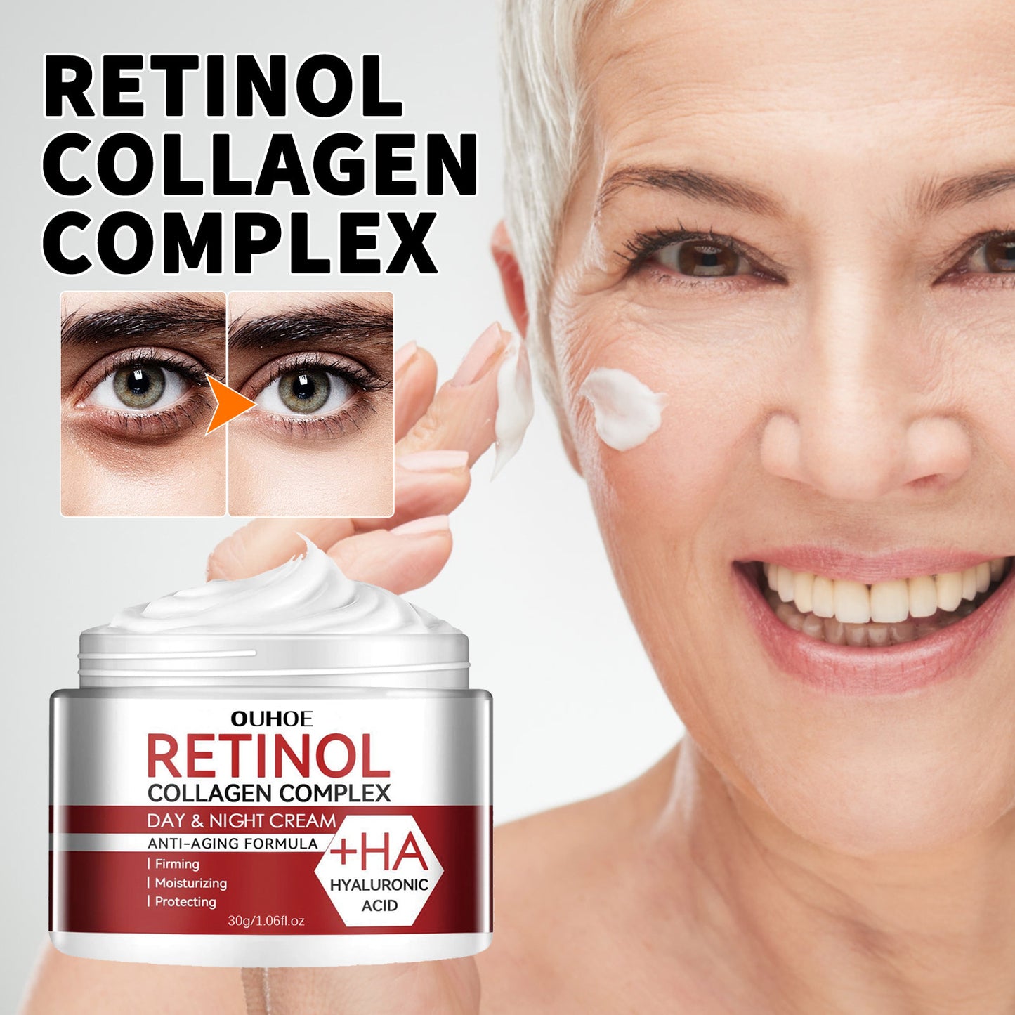 Feuchtigkeitsspendende Gesichtscreme mit Retinol – Anti-Aging- und Feuchtigkeitsformel