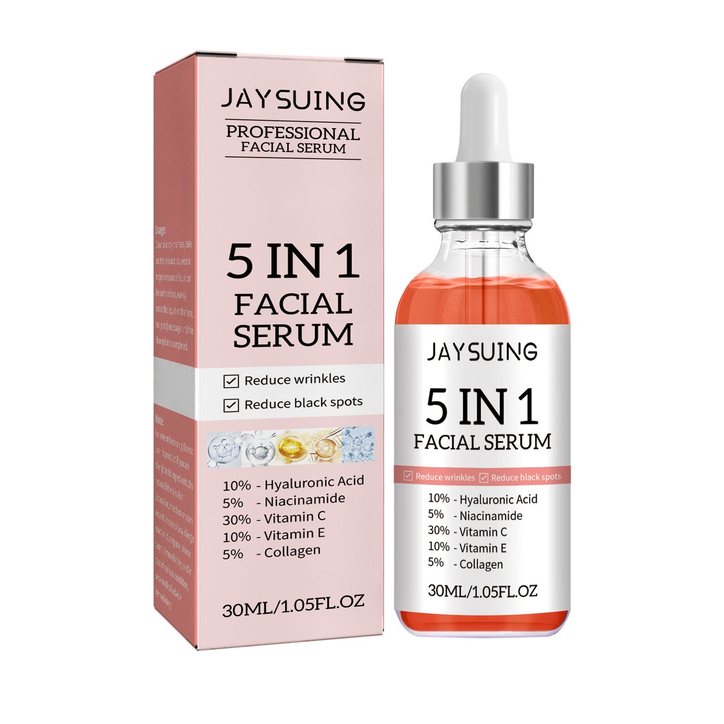 Hydrating 30ml Facial Essence – Anti-Aging, aufhellendes und feuchtigkeitsspendendes Serum