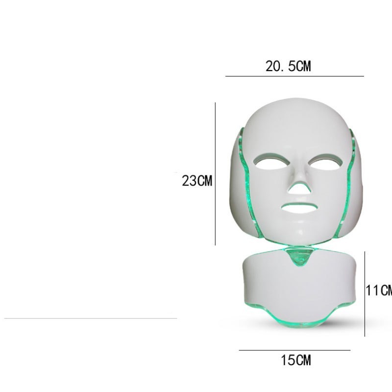 LED-Lichttherapiemaske – 7-Farben-Photonen-Schönheitsinstrument zur Hautverjüngung