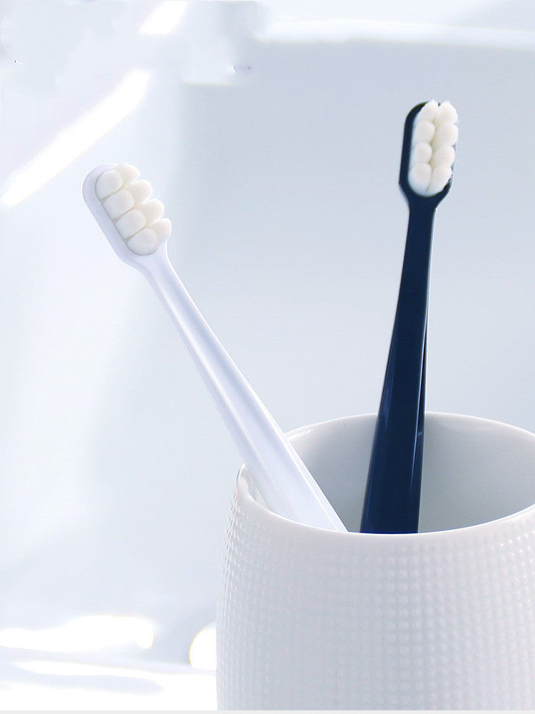 Ultraweiche, umweltfreundliche Zahnbürste | Tiefenreinigende Handzahnbürste für Erwachsene und Kinder