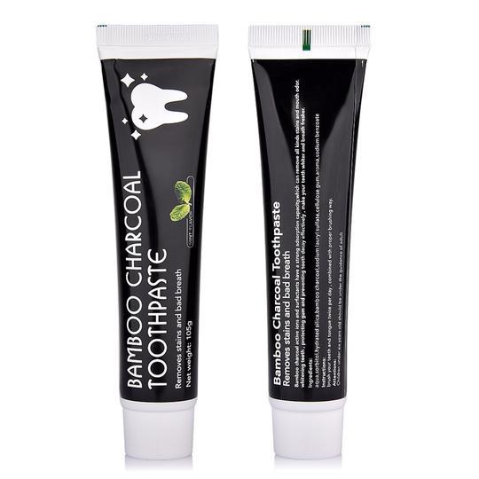Natural Teeth Whitening Toothpaste – Activated Bamboo Charcoal (105g)