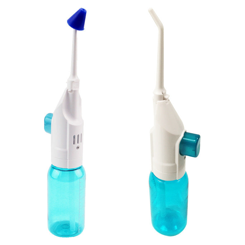 Portable High-Pressure Oral Irrigator – Manual Water Flosser for Deep Teeth Cleaning
