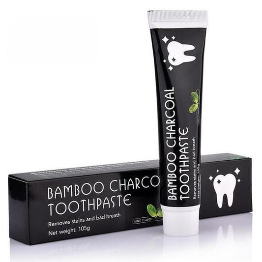 Natural Teeth Whitening Toothpaste – Activated Bamboo Charcoal (105g)