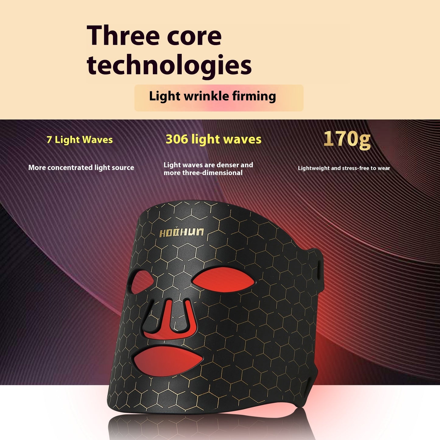 7-Farben-LED-Photonentherapie-Maske – Hautverjüngung &amp; Anti-Aging