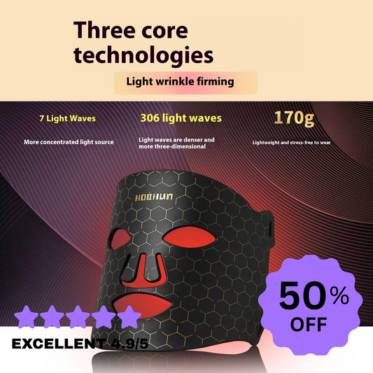 7-Farben-LED-Photonentherapie-Maske – Hautverjüngung &amp; Anti-Aging