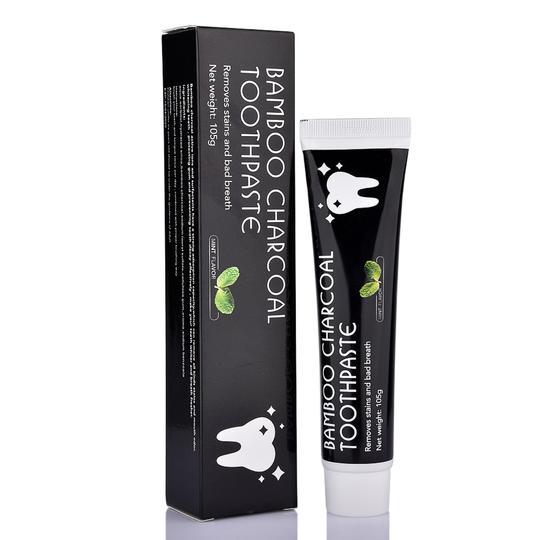 Natural Teeth Whitening Toothpaste – Activated Bamboo Charcoal (105g)