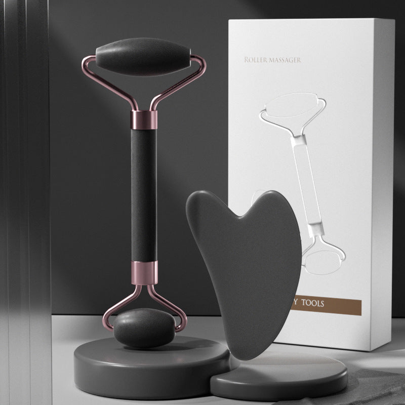 Schaberollen-Massagegerät-Set – Gerät zur Entspannung der Gesichts- und Körpermuskulatur