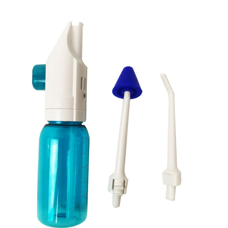 Portable High-Pressure Oral Irrigator – Manual Water Flosser for Deep Teeth Cleaning