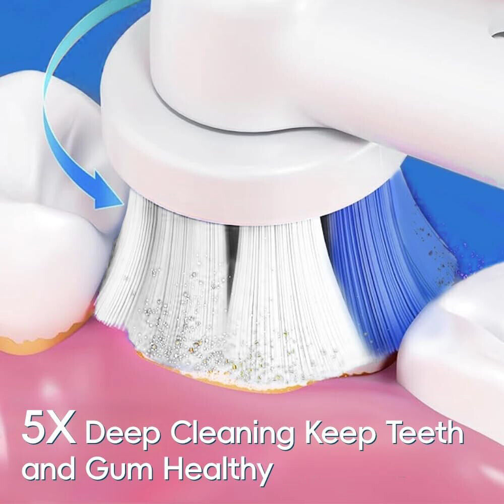 Smart Electric Toothbrush – Rechargeable, Rotating Brush, 5 Modes & Timer