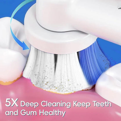 Smart Electric Toothbrush – Rechargeable, Rotating Brush, 5 Modes & Timer
